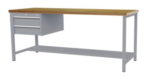 Bedrunka + Hirth Werkbank, 2 Schubladen, 1/2 Ablageboden