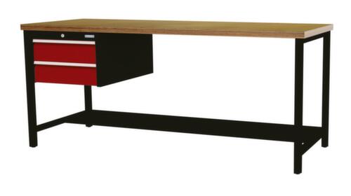 Bedrunka + Hirth Werkbank, 2 Schubladen, 1/2 Ablageboden