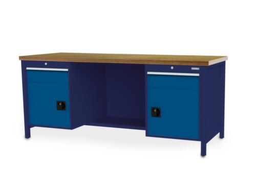 Bedrunka + Hirth Werkbank, 2 Schubladen, 2 Schränke, 1/2 Ablageboden