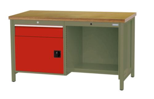 Bedrunka + Hirth Werkbank, 1 Schublade, 1 Schrank, 1/2 Ablageboden