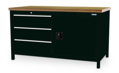 Bedrunka + Hirth Werkbank, 3 Schubladen, 1 Schrank