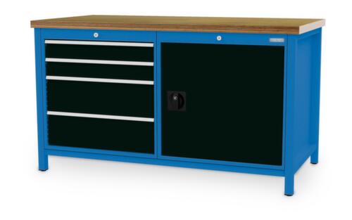 Bedrunka + Hirth Werkbank, 4 Schubladen, 1 Schrank