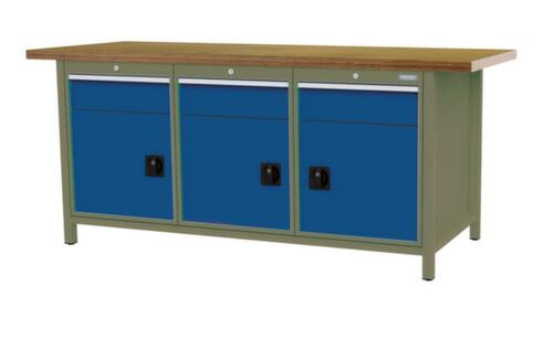 Bedrunka + Hirth Werkbank, 3 Schubladen, 3 Schränke