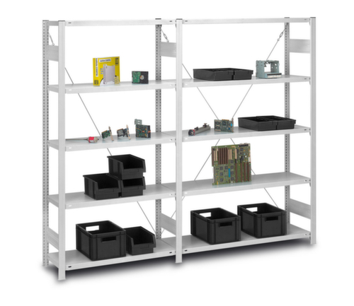 hofe ESD-Regal, Höhe x Breite x Tiefe 2500 x 1010 x 535 mm, 6 Böden