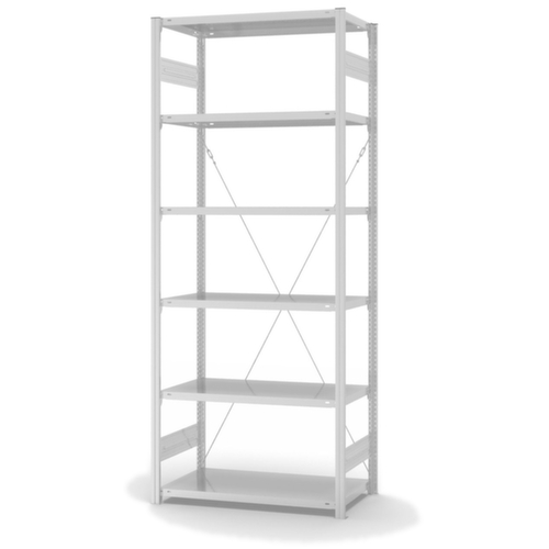 hofe Antibakterielles Regal AntiBac®, Höhe x Breite x Tiefe 2500 x 1060 x 535 mm, 6 Böden