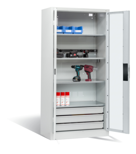 C+P Akkuladeschrank ERGO, RAL7035 Lichtgrau/RAL7035 Lichtgrau