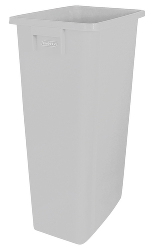 Offener Wertstoffsammler probbax®, 80 l, transparent