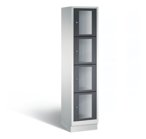C+P Schließfachschrank Classic, 4 Fächer