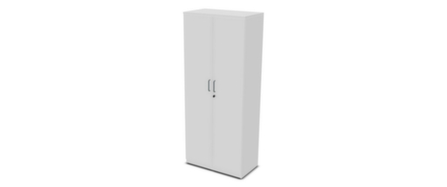 Nowy Styl Büro-Flügeltürenschrank E10 mit Garderobe, 5 Ordnerhöhen