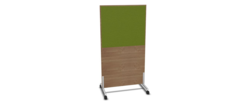 Nowy Styl Trennwand E10 aus Holz mit Stoffbespannung, Höhe x Breite 1545 x 800 mm