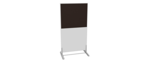 Nowy Styl Trennwand E10 aus Holz mit Stoffbespannung, Höhe x Breite 1545 x 800 mm