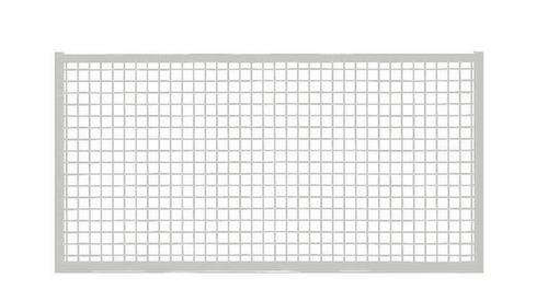 Wand-Aufsatzelement für Trennwandsystem, Breite 280 mm