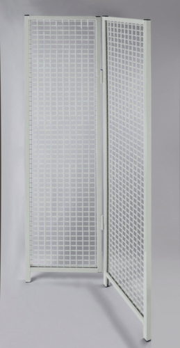 Eck-Aufsatzelement für Trennwandsystem, Breite 480 / 480 mm