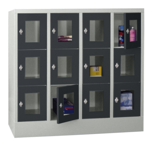 PAVOY Schließfachschrank Basis, 12 Fächer