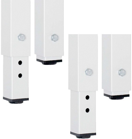 RAU Höhenverstellbare Werkbank Serie 8000, 1 Schublade, 1/2 Ablageboden, RAL7035 Lichtgrau/RAL5010 Enzianblau