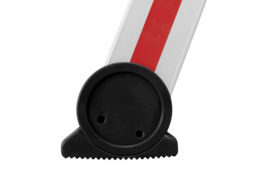 Hymer Stehleiter 4124 beidseitig begehbar, 2 x 6 profilierte Stufen