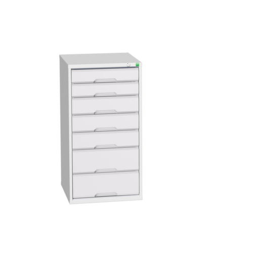 bott Schubladenschrank verso, 7 Schublade(n), RAL7035 Lichtgrau/RAL7035 Lichtgrau