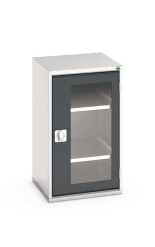 bott Flügeltürenschrank verso mit Sichtfenstern, Breite 525 mm