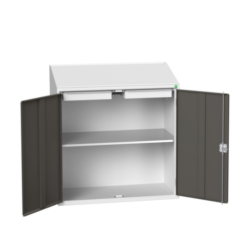 bott Pultschrank verso, RAL7035 Lichtgrau/RAL7016 Anthrazitgrau