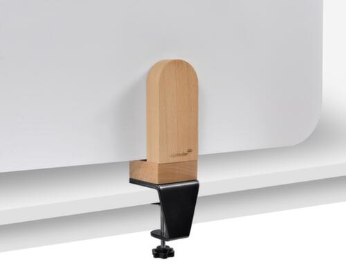 Legamaster Emaillierte Tischtrennwand ELEMENTS, Höhe x Breite 600 x 1200 mm, Wand weiß