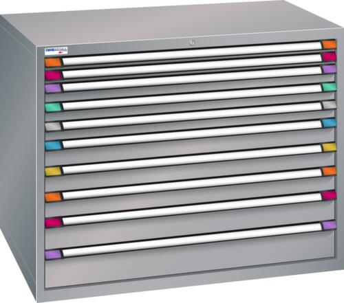 Thurmetall Schubladenschrank mit Breite 1205 mm, 10 Schublade(n)