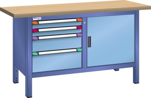 Thurmetall Werkbank, 4 Schubladen, 1 Schrank
