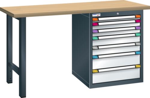 Thurmetall Werkbank, 7 Schubladen