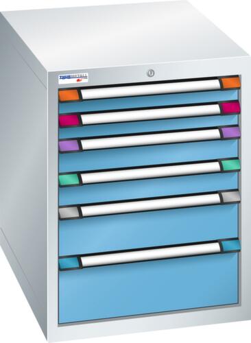 Thurmetall Schubladenschrank mit Breite 605 mm, 6 Schublade(n)