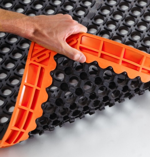 Anti-Ermüdungsmatte Groningen mit Drainagesystem, Länge x Breite 1630 x 970 mm