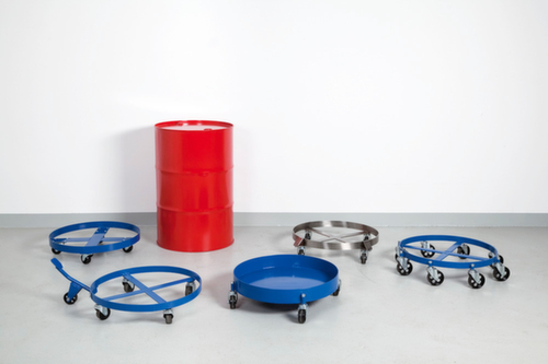 Fassroller mit geschlossener Ladefläche, für 1 x 200-Liter-Fass