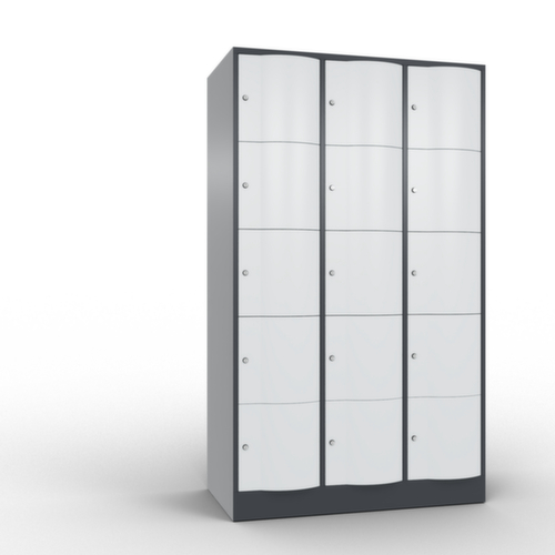 C+P Schließfachschrank Resisto, 15 Fächer