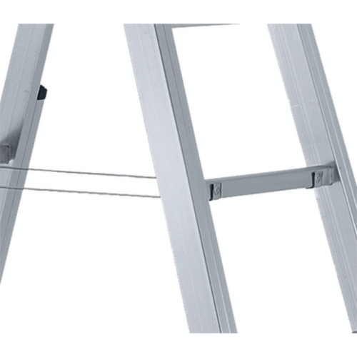 ZARGES Treppenstehleiter, 2 x 8 Sprossen