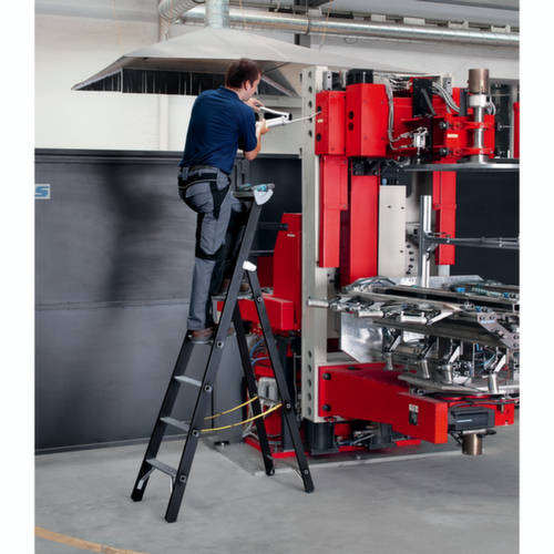 ZARGES Schwerlast Sprossenstehleiter Z600 bis 250 kg belastbar