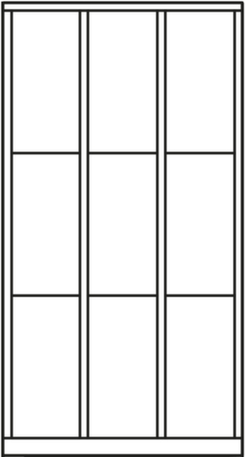 PAVOY Schließfachschrank Basis, 12 Fächer