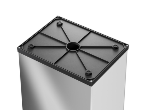 Hailo Abfallbehälter Big-Box Swing L mit selbstschließendem Schwingdeckel, 35 l