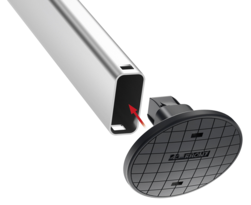 Hailo Wechselfuß-Set EasyClix Garden für Stufenstehleiter