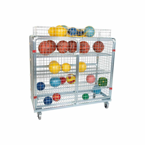 Ballwagen mit Böden, Traglast 500 kg