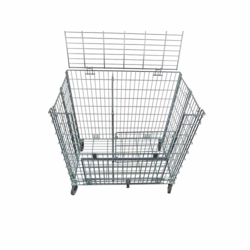 Faltbarer Ballwagen mit seitlicher Ladeklappe, Traglast 150 kg