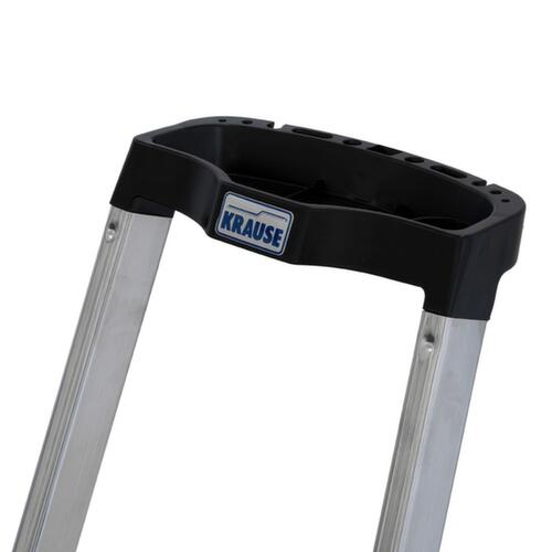 Krause Stufenstehleiter MONTO® Solido® mit Gerstenkorn-Podest, 7 profilierte Stufen