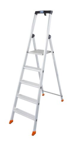 Krause Stufenstehleiter MONTO® Solido® mit Gerstenkorn-Podest, 5 profilierte Stufen