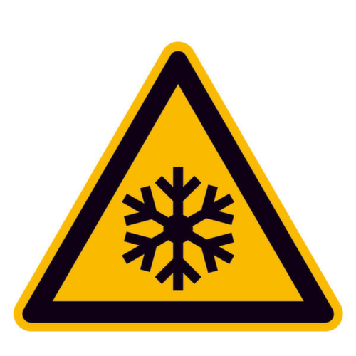 Warnschild SafetyMarking® vor niedriger Temperatur/Frost