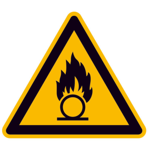 Warnschild SafetyMarking® vor brandfördernden Stoffen