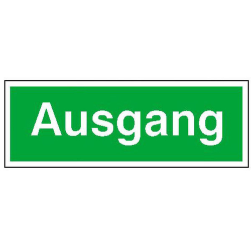 Fluchtweg-Zusatzschild