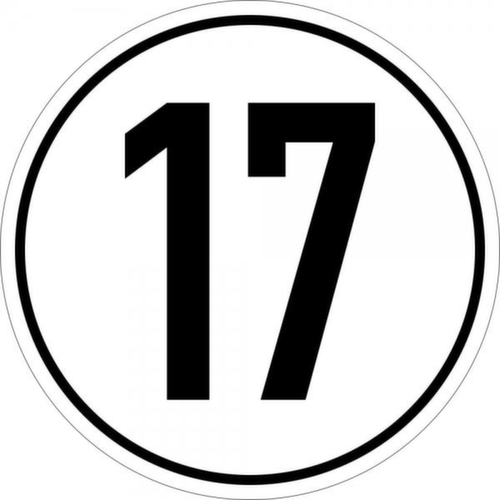 Geschwindigkeitsbegrenzung SafetyMarking® 17 km/h gemäß StVZO