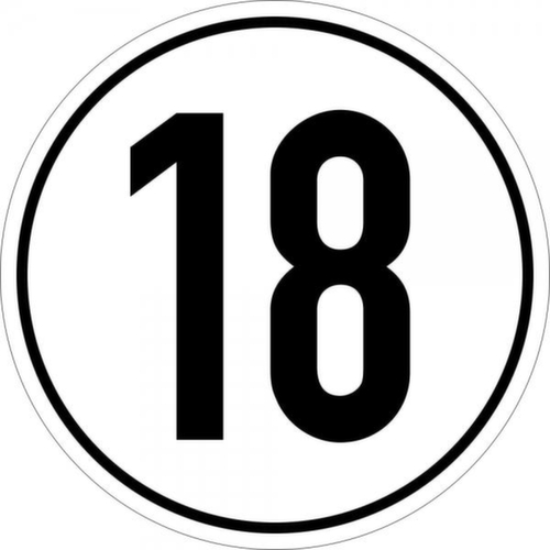 Geschwindigkeitsbegrenzung SafetyMarking® 18 km/h gemäß StVZO