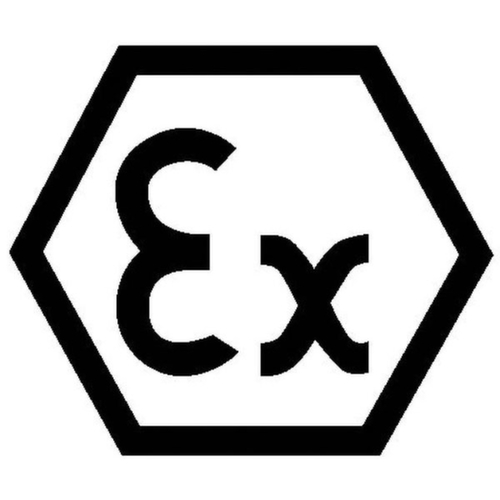 Hinweisetiketten SafetyMarking®, "Ex (Explosionsgeschützt / sechseckig)"