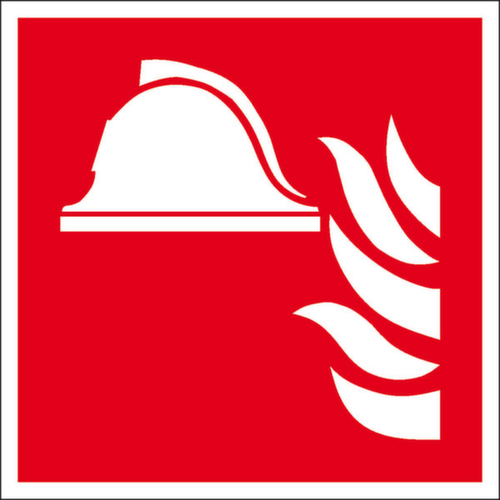 Brandschutzschild SafetyMarking® PLUS, Wandschild, langnachleuchtend und tagesfluoreszierend