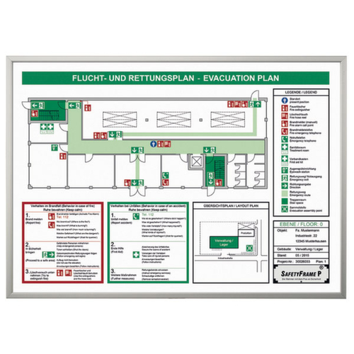 Informationsrahmen Safety Frame P