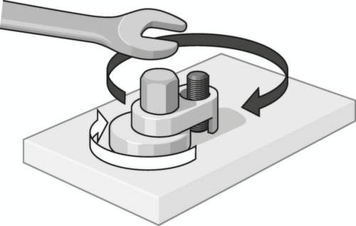 GEDORE 1.28/2 Stehbolzenausdreher 8 - 19 mm