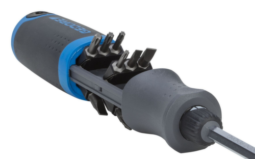 GEDORE 2169-012 Magazin-Schraubendreher mit Knarrenfunktion